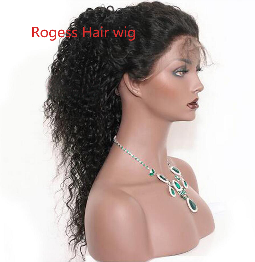 Beautiful Long Black womens AFro curly Womens Lace front synthetic Hair wig