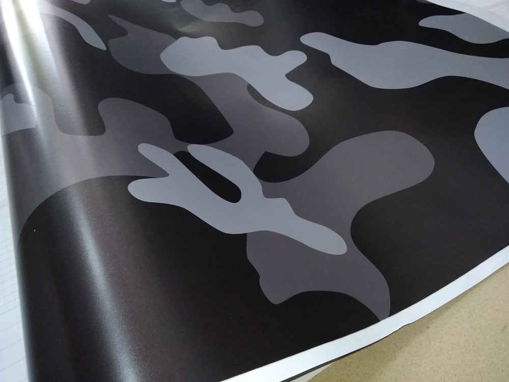 Large Gunmetal Camo Car Wrap Vinyl With Air Release Gloss/ Matt Arctic Camouflage covering Truck boat graphics STYLING 1.52X30M (5x98ft)
