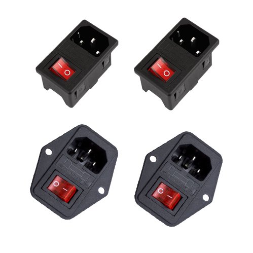 Inlet Module 3 Pin Male Power Connector Socket Plug with Fuse Switches IEC320 C14 Red/ Green for Industrial Controlle
Inlet Module 3 Pin Male Power Connector Socket Plug with Fuse Switches IEC320 C14 Red/ Green for Industrial Controlle