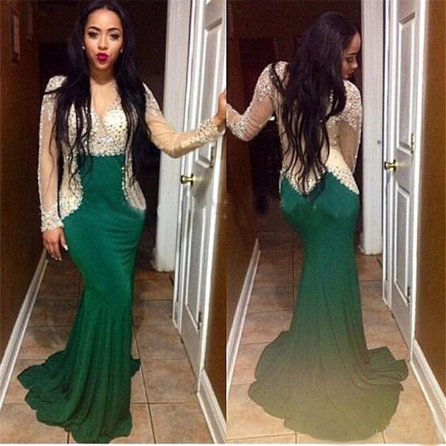 Sexy Party Dresses Green Long Sleeves Mermaid Prom Dress Nigerian Luxury African Evening Gowns Beaded Robe De Soiree, Lilac
Sexy Party Dresses Green Long Sleeves Mermaid Prom Dress Nigerian Luxury African Evening Gowns Beaded Robe De Soiree, Lilac
