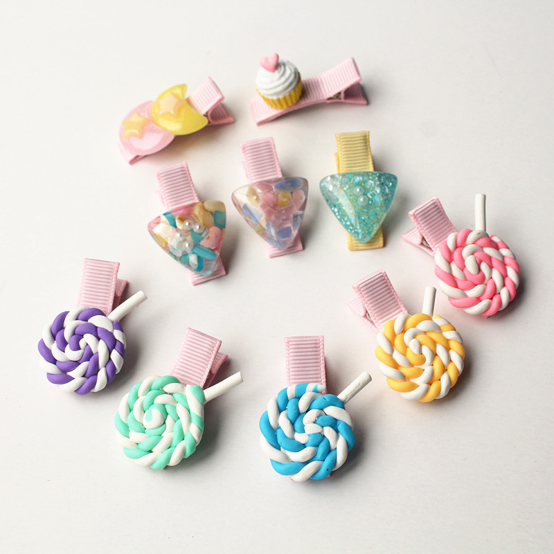 20pc/lot Lollipop Soft Ceramics Colorful Hairpins Triangle Mini Pearls Hair Clips Double Moon Stars Plastic Barrettes Cakes Hair, 1#
20pc/lot Lollipop Soft Ceramics Colorful Hairpins Triangle Mini Pearls Hair Clips Double Moon Stars Plastic Barrettes Cakes Hair, 1#