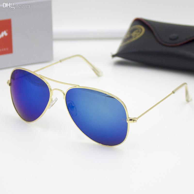 Wholesale-Classic Brand Sunglasses Men Women Fashion Aviation Sun glasses with box, White;black
Wholesale-Classic Brand Sunglasses Men Women Fashion Aviation Sun glasses with box, White;black