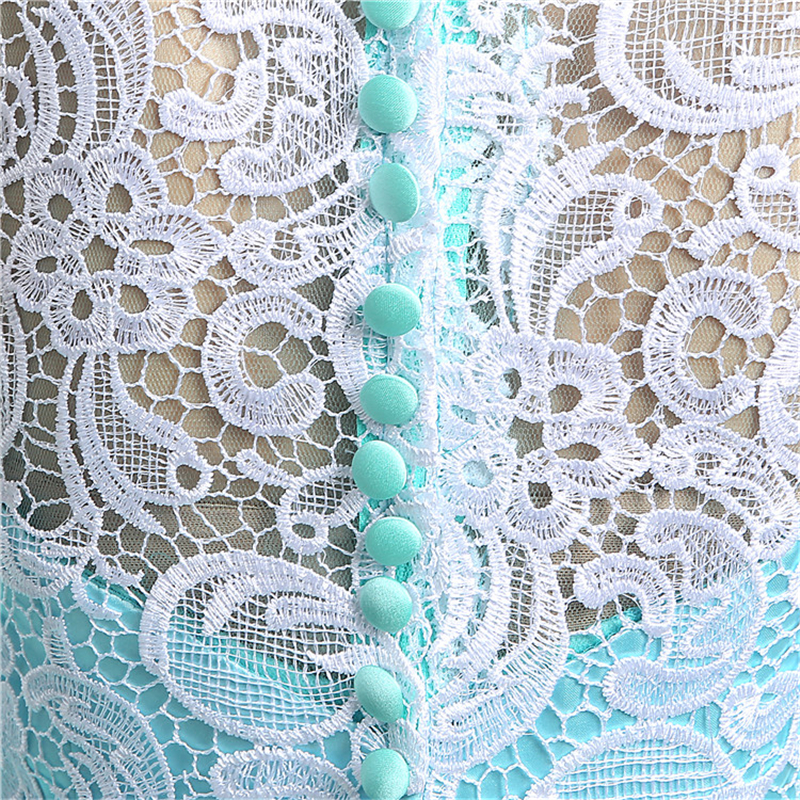 new stock long tulle mint prom dresses with scoop appliques party formal evening gowns qc241