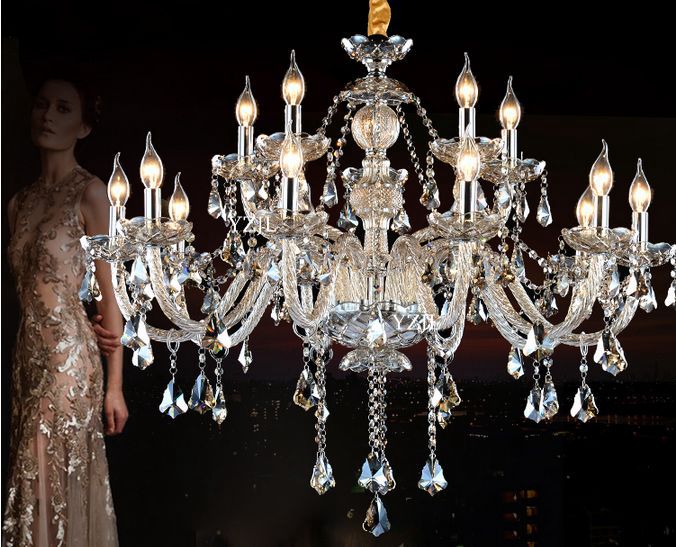 Modern European Crystal chandelier candle light chandelier warm simple atmospheric living room dining room bedroom chandeliers
Modern European Crystal chandelier candle light chandelier warm simple atmospheric living room dining room bedroom chandeliers