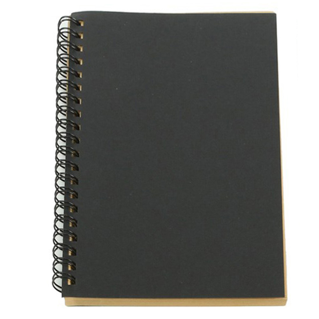 Wholesale- Kraft Coil Sketch Sketchbooks Blank Notebook Creative Notebook School Stationery