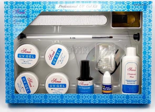 Wholesale- 1pc nail extension set ( top coat, uv builder, nail tips,brush, glue, file, form, cleanser ) uv gel nail kit /set for learner
Wholesale- 1pc nail extension set ( top coat, uv builder, nail tips,brush, glue, file, form, cleanser ) uv gel nail kit /set for learner