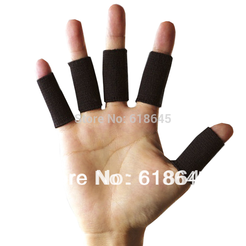 Wholesale- 10Pcs/lot Professional Sports Safety Elastic Stretch Wrist Support Finger Protector Protection Basketball Volleyball L084, Black
Wholesale- 10Pcs/lot Professional Sports Safety Elastic Stretch Wrist Support Finger Protector Protection Basketball Volleyball L084, Black