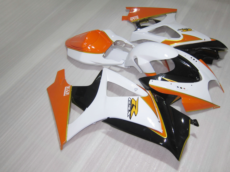 Full ABS molding fairing kit for Suzuki GSXR1000 2007 2008 orange white black fairings set GSXR1000 07 08 OT54, Same as picture
Full ABS molding fairing kit for Suzuki GSXR1000 2007 2008 orange white black fairings set GSXR1000 07 08 OT54, Same as picture