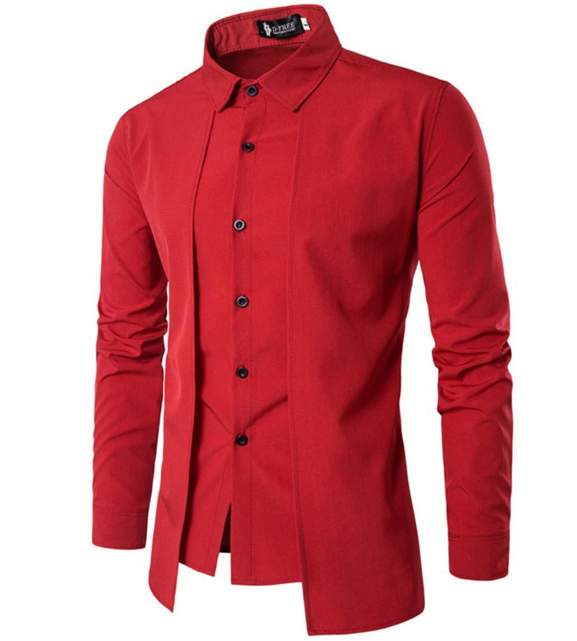 MS Fake Two Piece Dress Shirt Men Design Solid Color Double Placket Single Breasted Turn Down Collar Long Sleeve Mens Casual Shirt Free Ship, Blue
MS Fake Two Piece Dress Shirt Men Design Solid Color Double Placket Single Breasted Turn Down Collar Long Sleeve Mens Casual Shirt Free Ship, Blue