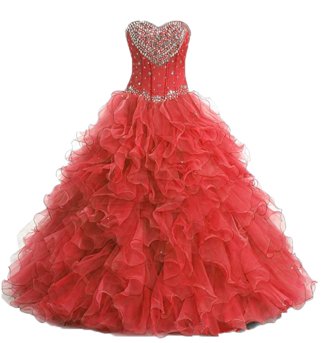 2021 Sexy Sweetheart Ball Gown Quinceanera Dresses with Beaded Sweet 16 Dress Lace Up Floor Length Detachable Vestido De Festa QC114