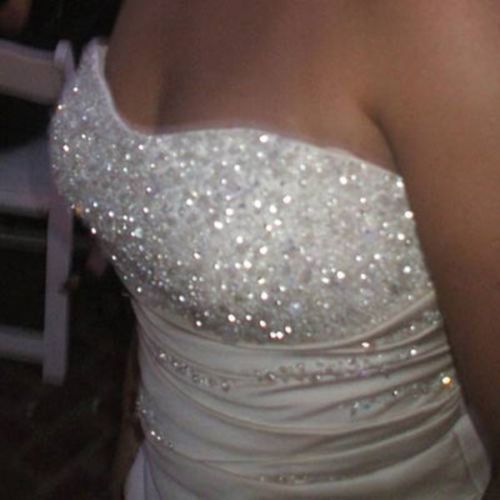 newest white elegant aline sweetheart satin wedding dresses appliques beaded lace up plus size wedding party bridal gowns bm56