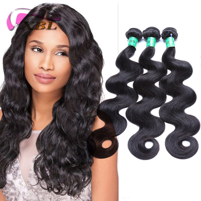 XBL Body Wave Virgin Human Hair Extensions Brazilian 100 Human Hair