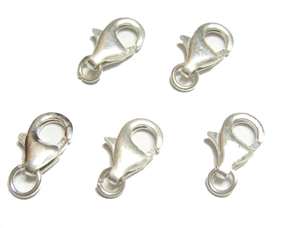 10pcs/lot 925 Sterling Silver Lobster Claw Clasp For DIY Craft Fashion Jewelry Gift W37
10pcs/lot 925 Sterling Silver Lobster Claw Clasp For DIY Craft Fashion Jewelry Gift W37