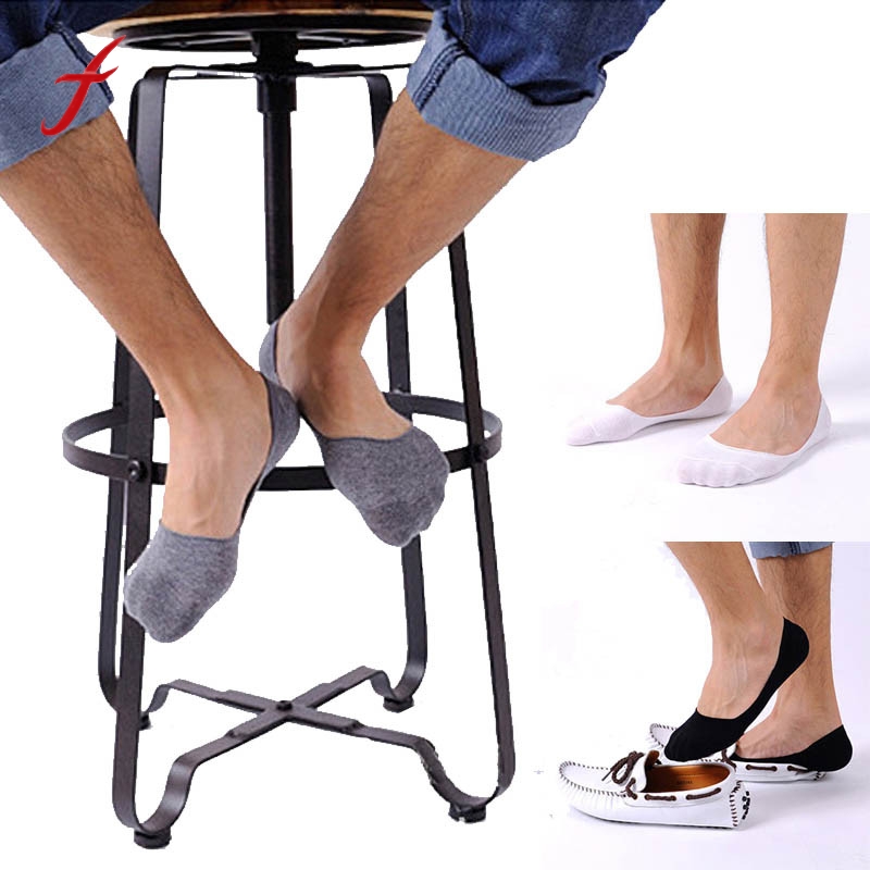 Wholesale- Men Motion Socks Classic Male Brief Cotton Invisible Man Sock Slippers Shallow Mouth no show Sock Free Shipping&Wholesales