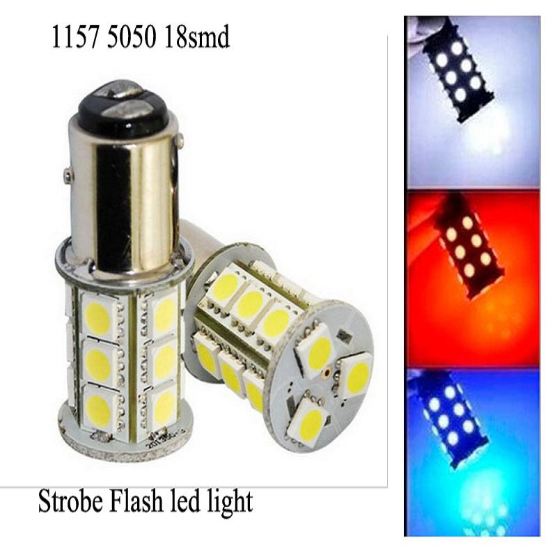 10pcs/lot 1157 strobe bulbs BAY15D 5050 18SMD 12V LED Light Car Turn Brake Strobe Flash bulb tail light Led Bulb
10pcs/lot 1157 strobe bulbs BAY15D 5050 18SMD 12V LED Light Car Turn Brake Strobe Flash bulb tail light Led Bulb
