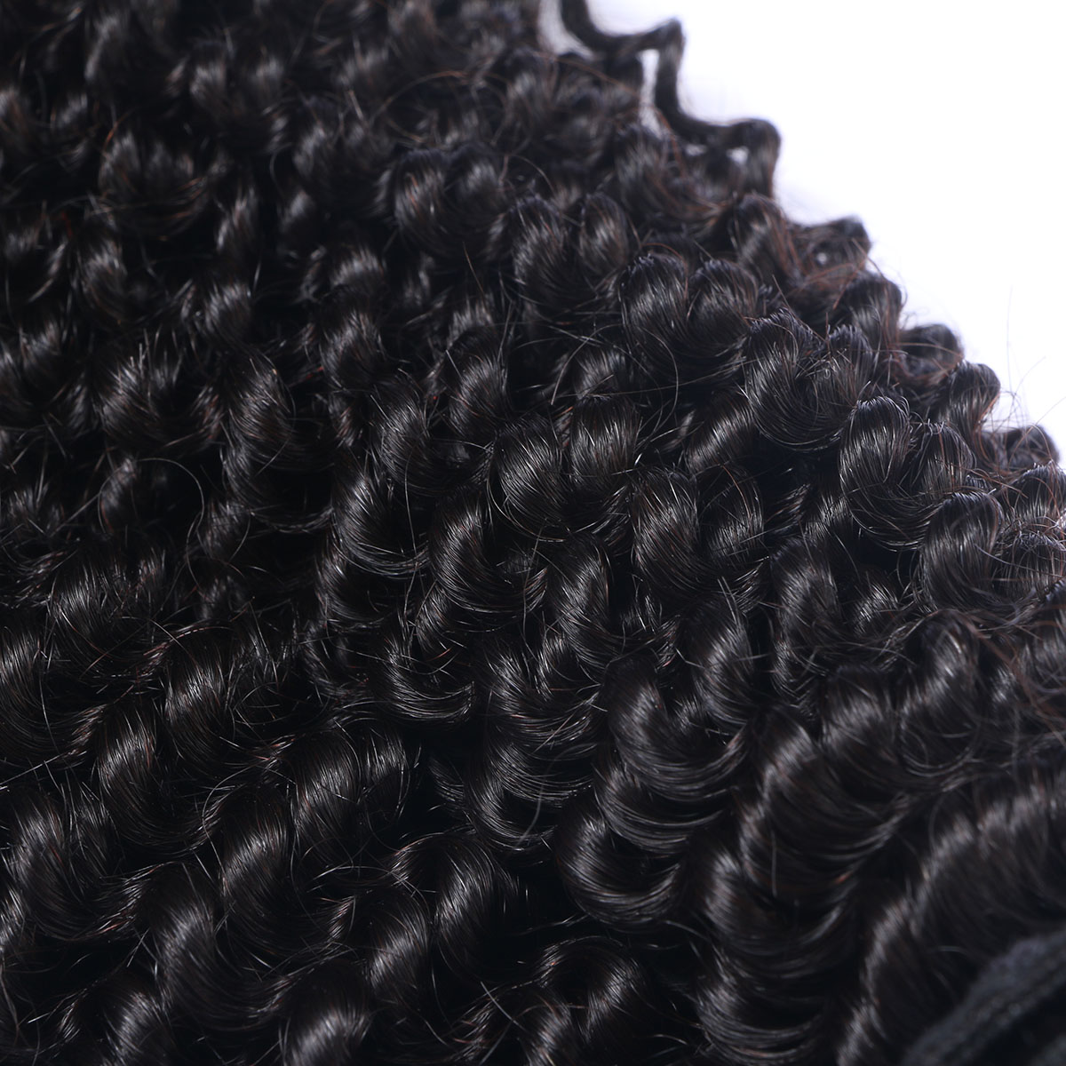 Afro Curly Peruvian Human Hair Bundles 100% Peruvian Human Hair Extension Weave Double Machine Weft For Black Women