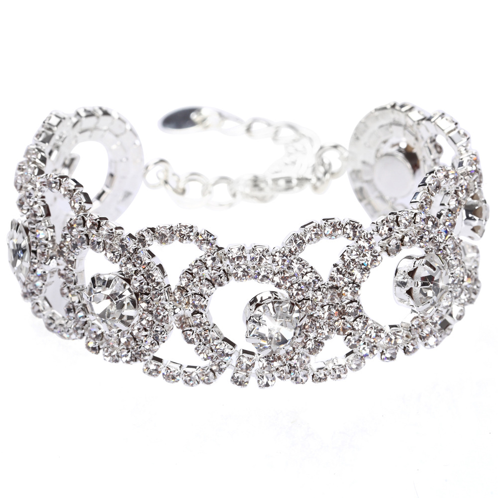 Crystals Bridal Wrist Corsage for Brides Bridesmaids 2017 Bling Bling Bridal Bracelets with Silver Rhinestones Crystals Bridal Cuffs, White
Crystals Bridal Wrist Corsage for Brides Bridesmaids 2017 Bling Bling Bridal Bracelets with Silver Rhinestones Crystals Bridal Cuffs, White