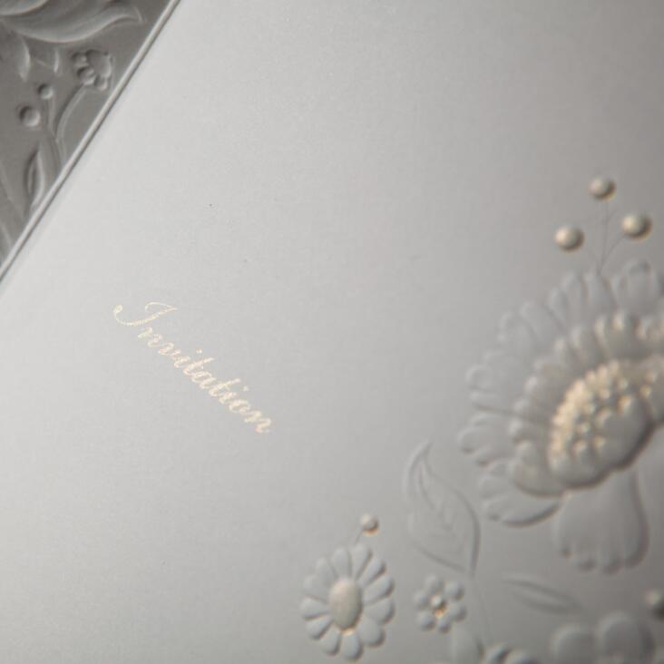 High-grade invitation cards with envelopes, seals and custom personalized printing a hot sale in The wedding season WQ07