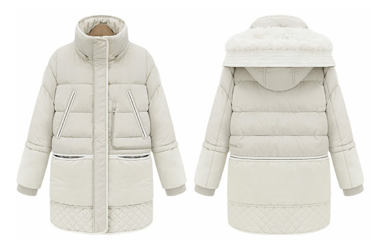 Winter Thick Cotton-Padded Coat Women Down Jacket Overcoat