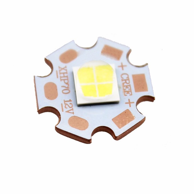 CREE XHP70 6500K Cool White LED Emitter LED Beads lamp light 6V 12V with 20mm Cooper Base PCB for flashlight DIY
CREE XHP70 6500K Cool White LED Emitter LED Beads lamp light 6V 12V with 20mm Cooper Base PCB for flashlight DIY