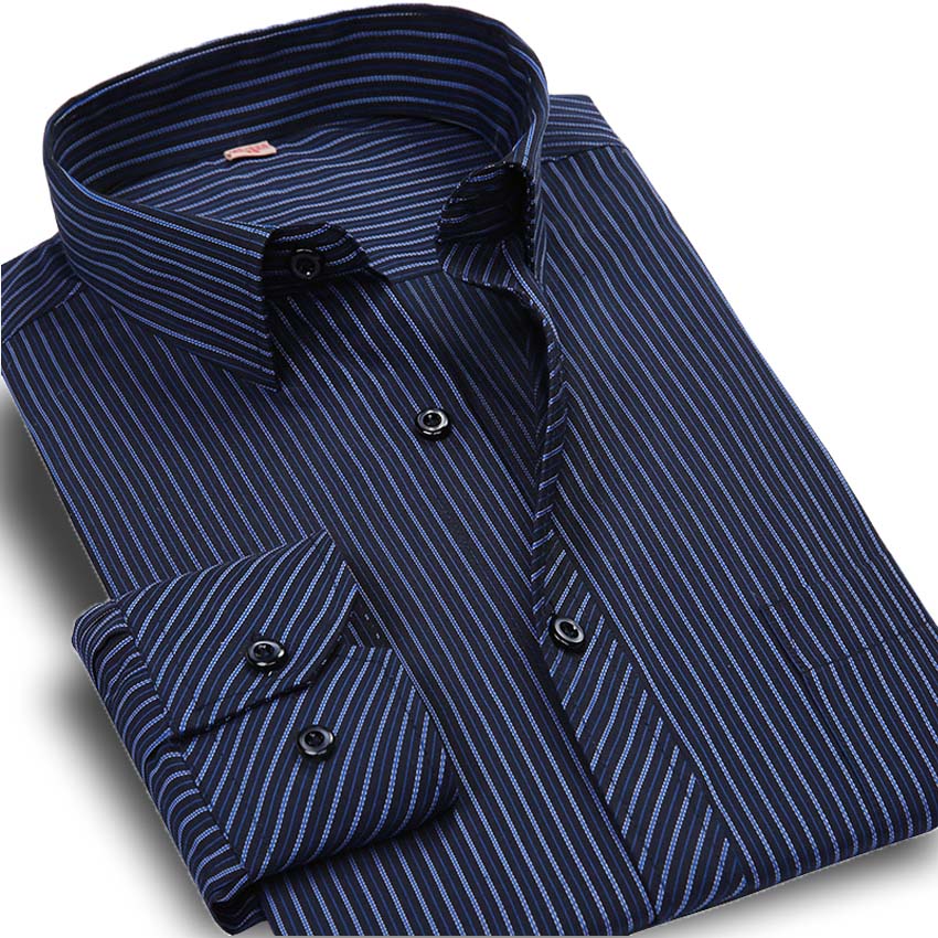 Plus Size 5XL Autumn New 2017 Men Striped Dress Shirt Formal Fashion Long Sleeve Brand Business Men Casual Shirt Regular Fit, 2111
Plus Size 5XL Autumn New 2017 Men Striped Dress Shirt Formal Fashion Long Sleeve Brand Business Men Casual Shirt Regular Fit, 2111