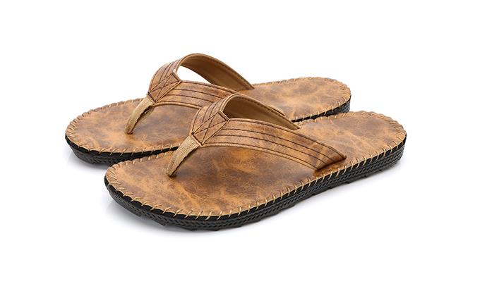 Summer 2017 Men's Beach Fashion Leather Sandals High Quality Slippers Casual Slippers Casual Leather Sandals Solid For Men, Brown
Summer 2017 Men's Beach Fashion Leather Sandals High Quality Slippers Casual Slippers Casual Leather Sandals Solid For Men, Brown