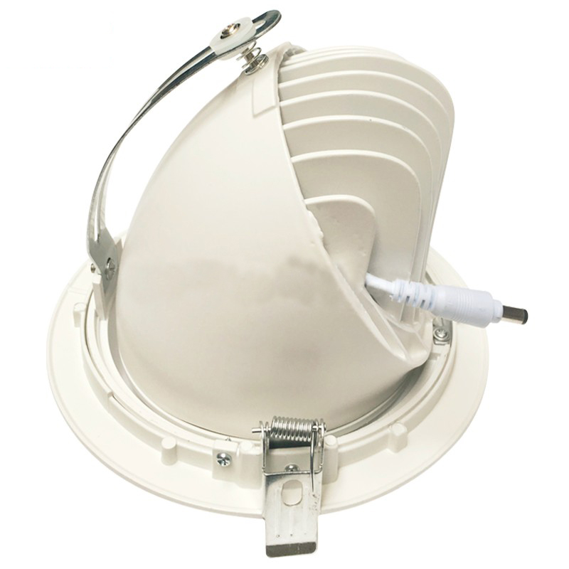 Dimmable LED Downlights 30W Ceiling recessed Down Light Adjustable Rotatable LED Trunk Light Gimbal Gimble Direction LED Spot Lighting