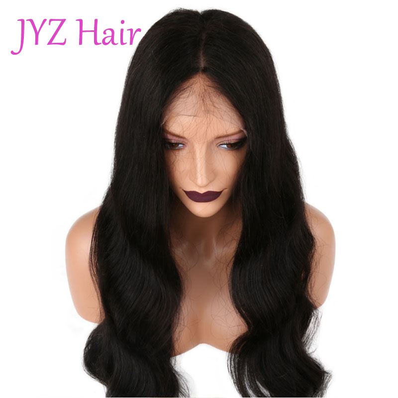 Lace Front Wig Natural color Loose Wave Brazilian Malaysian Virgin Human Hair Full Lace Wig Unprocessed Cheap Price For Selling