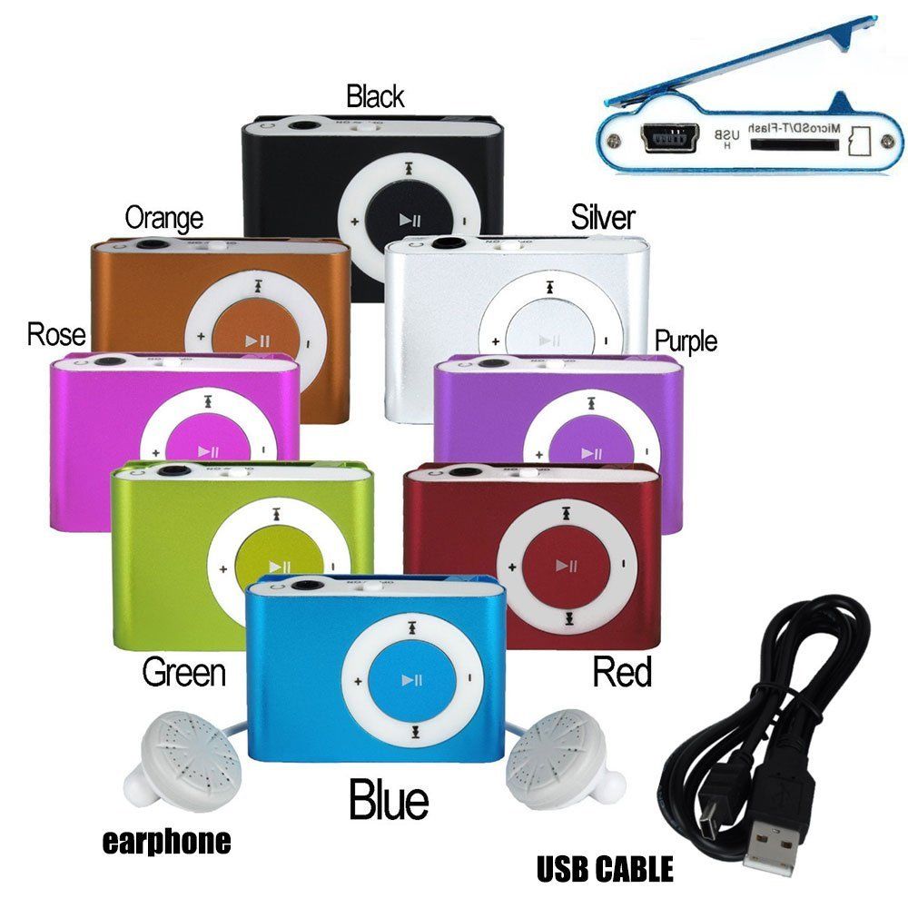 HOT Christmas Gifts Sport Mini Portable Sport Clip mp3 Players Come with Earphone, USB Cable, Retail Box, Support Micro SD/TF Cards, Blue 
HOT Christmas Gifts Sport Mini Portable Sport Clip mp3 Players Come with Earphone, USB Cable, Retail Box, Support Micro SD/TF Cards, Blue