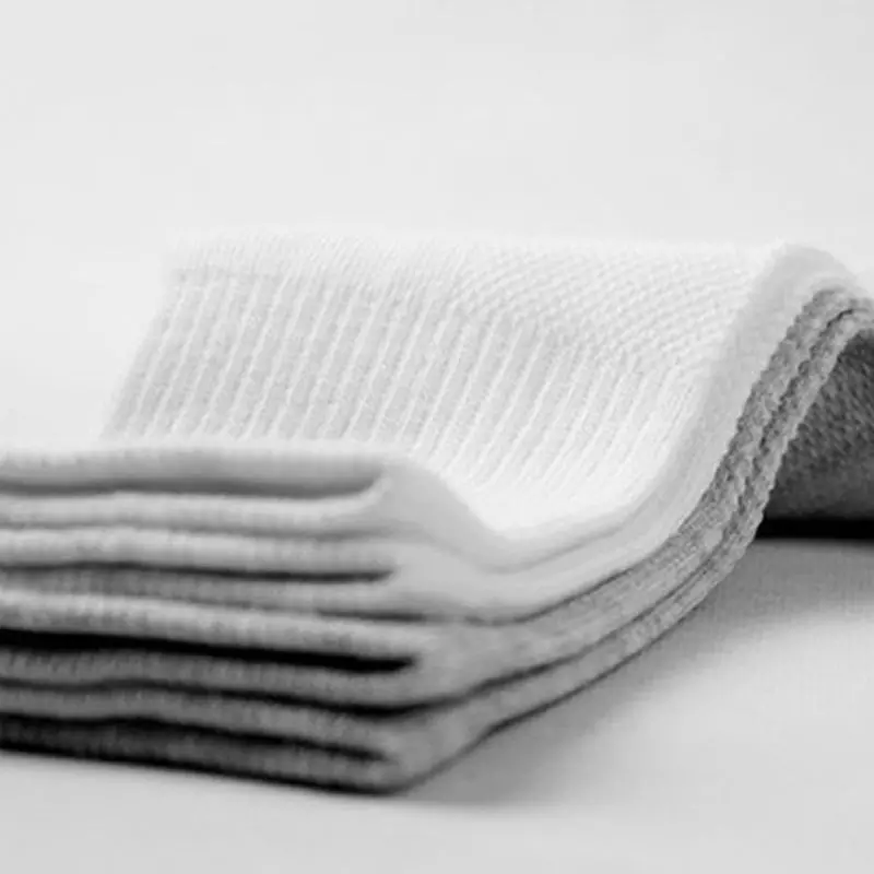 Hot Sale Fashion Summer Men Basketball Cotton Sport Socks Black White Gray High Quality Solid Breathable Running sock 10pairs/lot