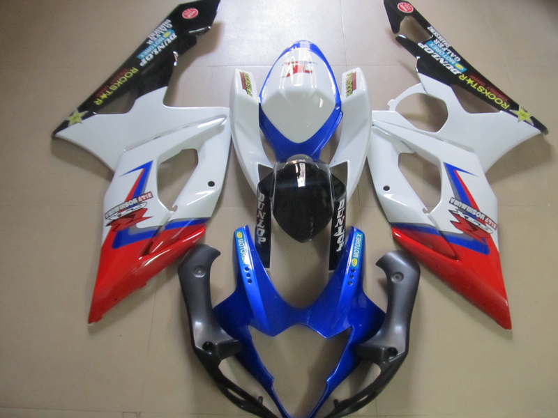 High quality fairings for Suzuki GSXR1000 2005 2006 white red blue injection molded fairing kit GSXR1000 05 06 OT70, Same as picture
High quality fairings for Suzuki GSXR1000 2005 2006 white red blue injection molded fairing kit GSXR1000 05 06 OT70, Same as picture