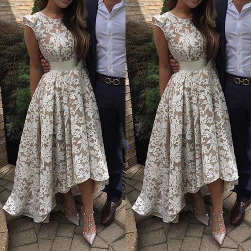 2019 High Low Prom Dresses Jewel Neck Short Sleeves A Line Front Short Long Back Bridesmaid Party Dresses Custom Made China EN8016, Ivory
2019 High Low Prom Dresses Jewel Neck Short Sleeves A Line Front Short Long Back Bridesmaid Party Dresses Custom Made China EN8016, Ivory