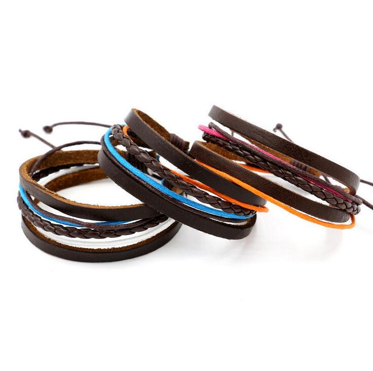 Free shipping Leather bracelet hand hand rope braided leather bracelet fashion casual FB202 mix order 20 pieces a lot Beaded, Strands
Free shipping Leather bracelet hand hand rope braided leather bracelet fashion casual FB202 mix order 20 pieces a lot Beaded, Strands