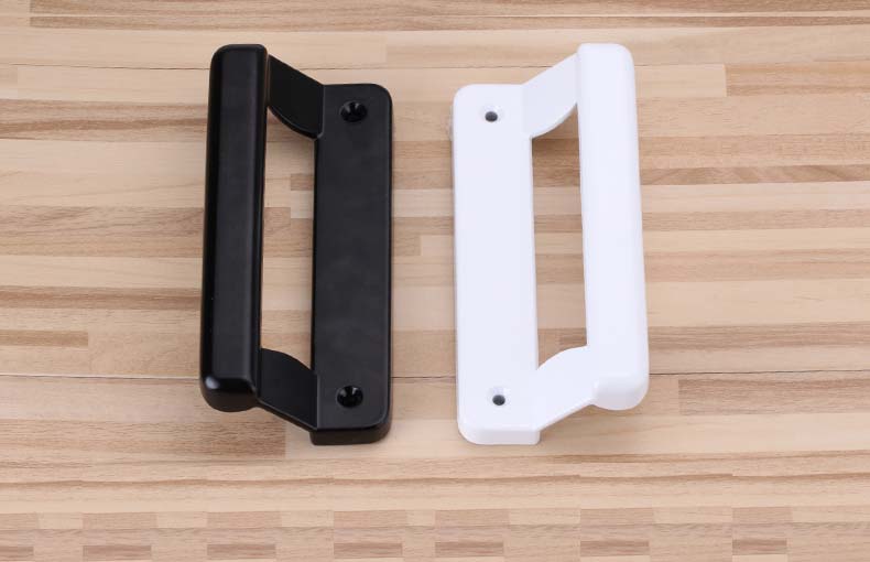 black and white knob plastic steel sliding door handle aluminum alloy window pull household furniture hardware part