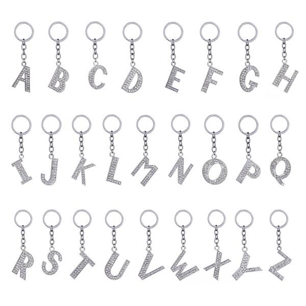 Crystal Rhinestone A-Z English Letters Metal Keychain Keyring Car Keychains Handbag Pendant Charms Best Gift
Crystal Rhinestone A-Z English Letters Metal Keychain Keyring Car Keychains Handbag Pendant Charms Best Gift