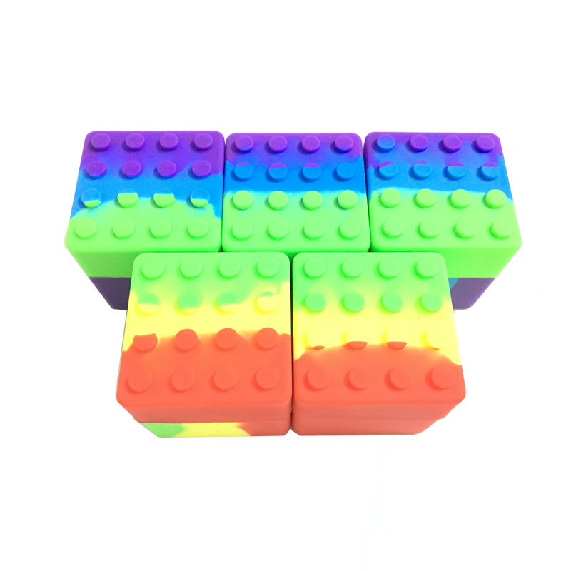60*60 MM Square/Lego Non No Stick Dab Wax Slick Oil Silicone Jars Container Stackable Smell Proof Container
60*60 MM Square/Lego Non No Stick Dab Wax Slick Oil Silicone Jars Container Stackable Smell Proof Container