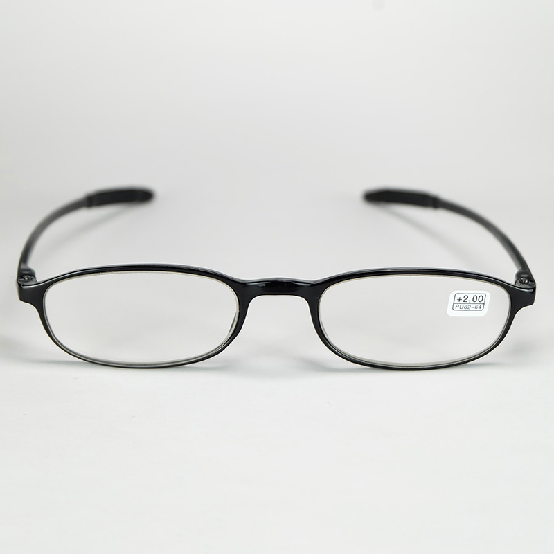 Good Quality Slim Frame Presbyopia Reading Glasses Springy Plastic Material And Antiskid Legs Eyewear For Older People