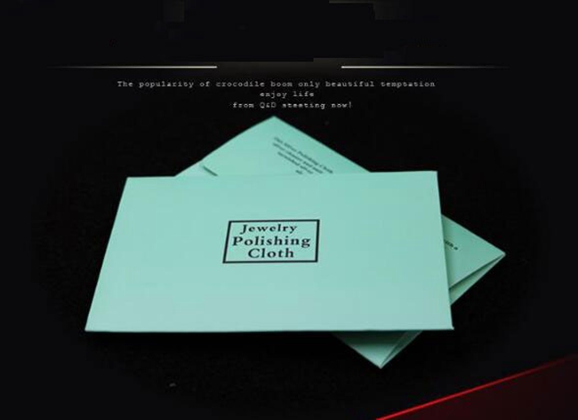 100pcs silver polish cleaning polishing cloth with package silver cleaning cloth wiping cloth of silver jewelry suede maintenance