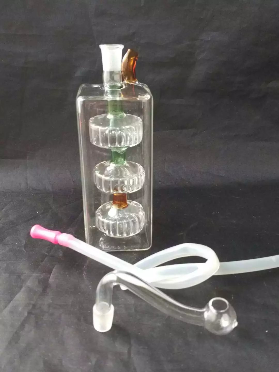 Rectangular three tires Hookah glass bongs accessories , Wholesale glass bongs accessories, glass hookah, water pipe smoke free shipping
Rectangular three tires Hookah glass bongs accessories , Wholesale glass bongs accessories, glass hookah, water pipe smoke free shipping