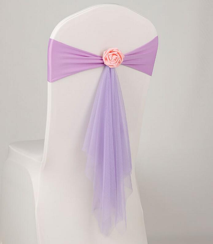 Chair Sash Cover Band Banquet Party Decoration shining wholesale spandex stretch the butterfly chair cover sashes fast delivery WT066