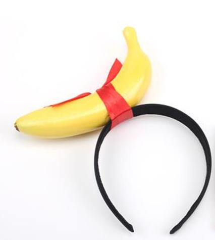 kids funny fruits vegetables headband carrot pepper banana hair sticks children adults birthday headwear cosplay costume performance props