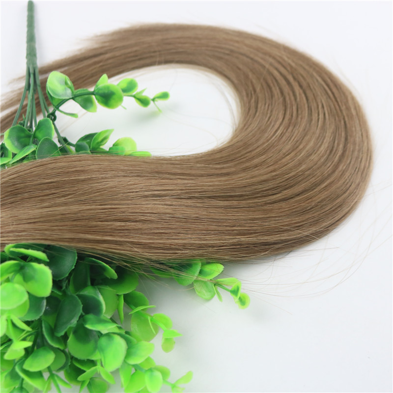 100g Tape In Human Hair Extensions Light Brown #8 Remy Tape Hair Extensions Skin Weft PU 14 16 18 20 22 24 INCH