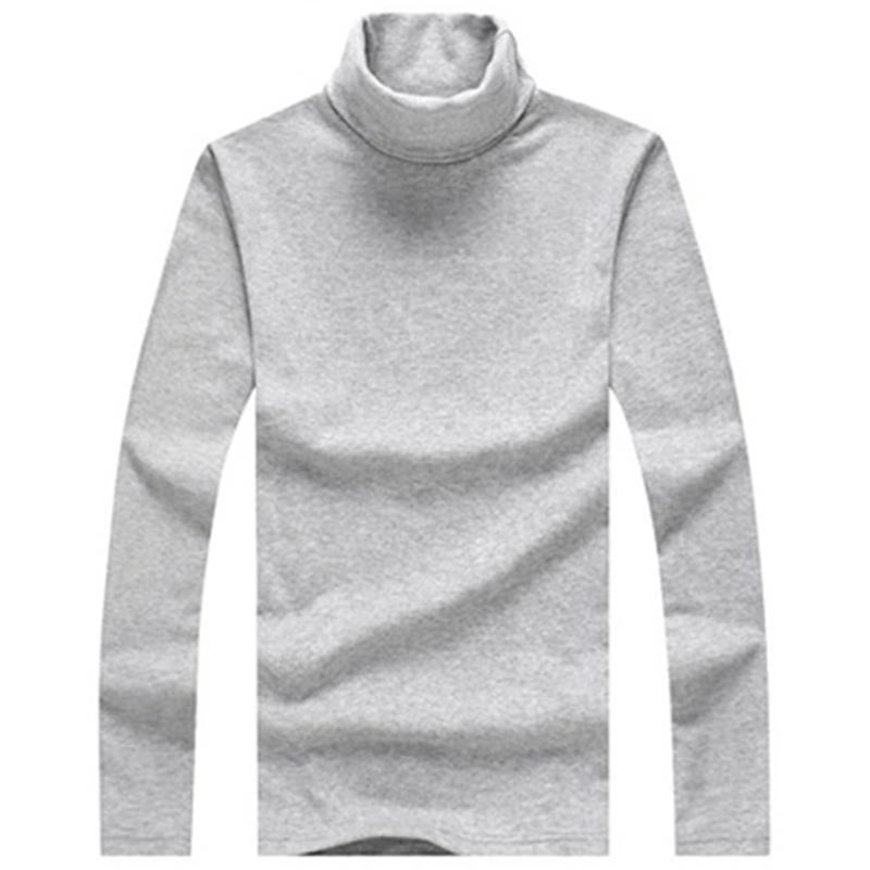 Winter Thick Warm 100% Cashmere Sweater Men Turtleneck Men Mens Sweaters Slim Fit Pullover Men Knitwear Double collar