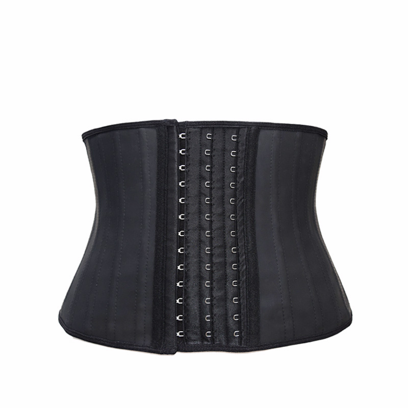 24.5cm 17-25 Steel bones Latex Corset Waist Control Corset and Bustier Underbust Waist Trainer Slimming Shaper Corselet 9047