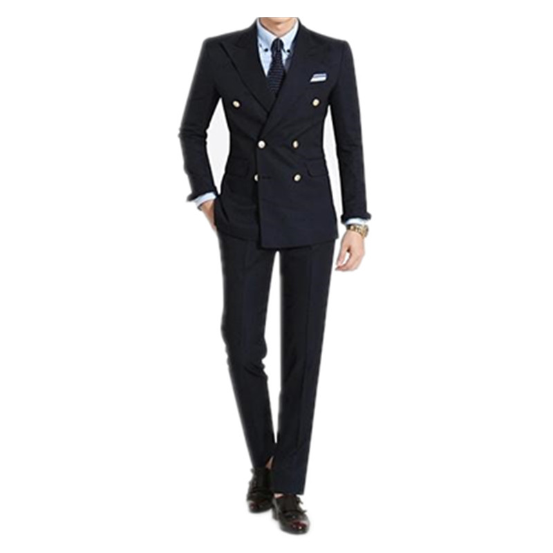 Double-Breasted Side Vent Groom Tuxedos Peaked Lapel Men's Wedding Dress Holiday Clothing Business Suit(Jacket+pants+tie) Custom Made, Black
Double-Breasted Side Vent Groom Tuxedos Peaked Lapel Men's Wedding Dress Holiday Clothing Business Suit(Jacket+pants+tie) Custom Made, Black