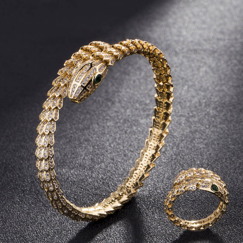 Rhodium Silver Color Men Bangles Snake Animal Bangle & Ring Jewelry Brand cubic Zircon Love Bangle Anel Men Anniversary Jewelry
Rhodium Silver Color Men Bangles Snake Animal Bangle & Ring Jewelry Brand cubic Zircon Love Bangle Anel Men Anniversary Jewelry