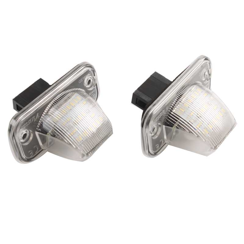 Pour VW 2 PCS ERREUR LIBRE 18SMD LED Lampe plaque d'immatriculation 12V
