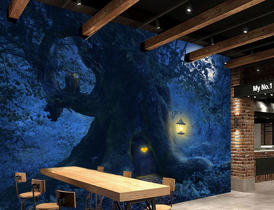 Custom modern paper wall decor forest tree moonlight night view tree background wall 3d wallpapers for wall, As the photo
Custom modern paper wall decor forest tree moonlight night view tree background wall 3d wallpapers for wall, As the photo