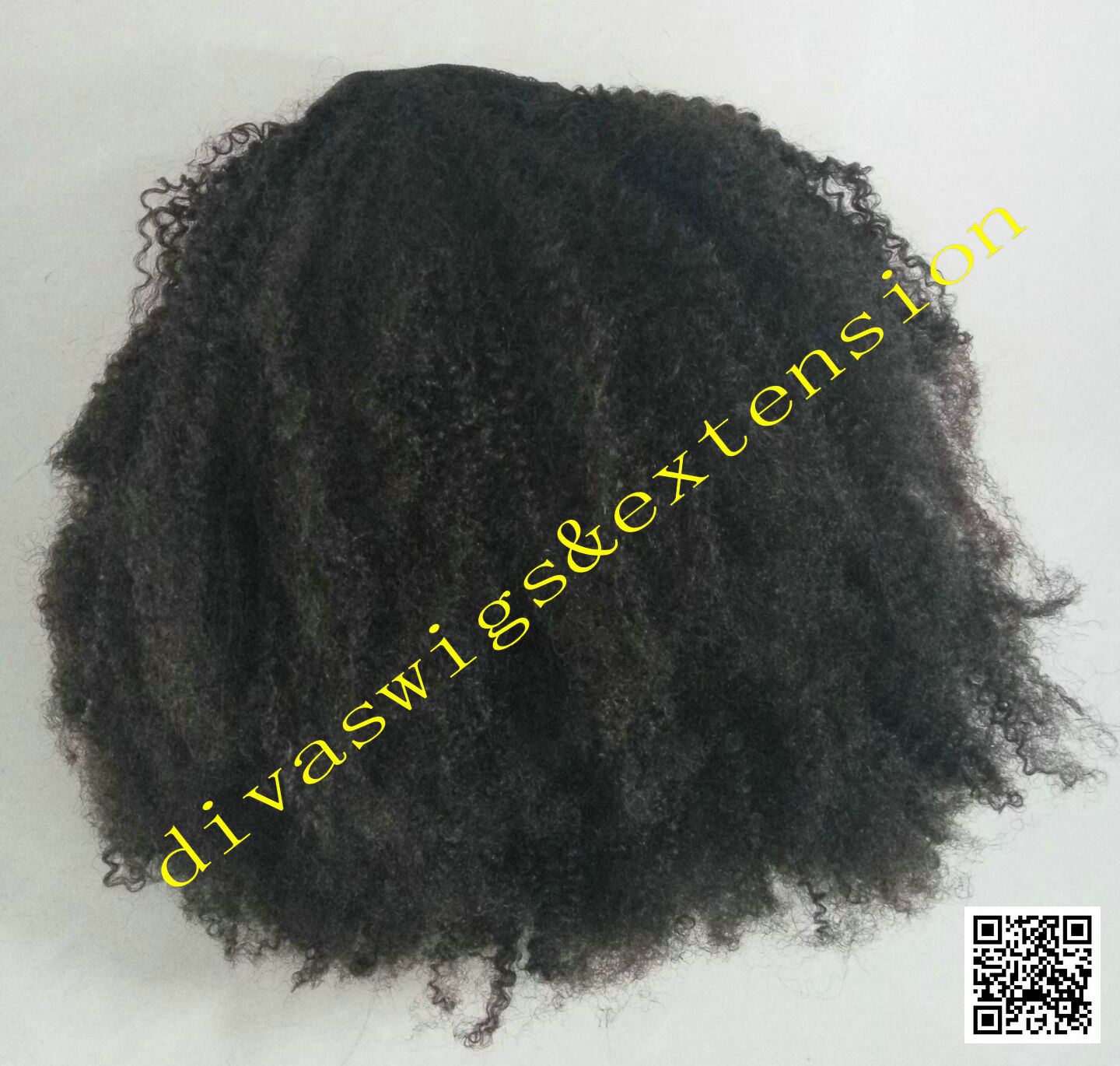 Afro kinky Ponytail 1b Afro puff kinky curly drawstring ponytail Hairpiece clip human hair extension Free Shipping 140g 120g