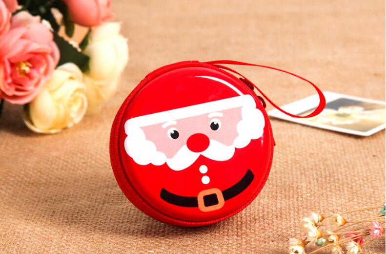 Funny Cute Girl Pula Coin Purse Round Tin Box Coin Bag Tinplate Zipper Bag Women Purse Headset Creative Coin Bag